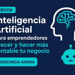 Imagen de portada para Ebook Inteligencia Artificial para emprendedores: Emprende con IA