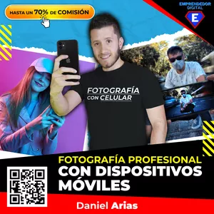 Imagen de portada para Curso online Fotografía profesional con dispositivos móviles - Daniel Arias