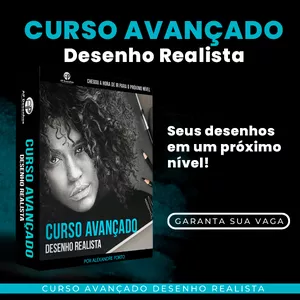 Imagem de capa para o Curso online Curso Avançado Desenho Realista com Alexandre Porto 