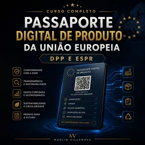 Imagem do curso Passaporte Digital de Produto da União Europeia
