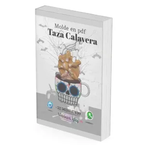 Imagen de portada para Curso online Taza Calavera ¨Muerto comiendo pan de muerto¨