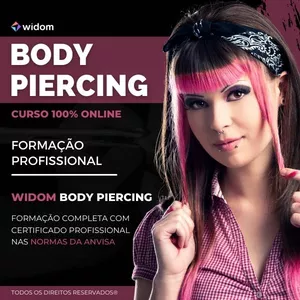 Imagem principal do produto Widom Body Piercing | Formação Profissional