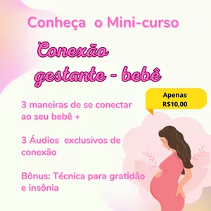 Imagem de capa para o Curso online Conexão Gestante bebê basico