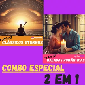 Imagem de capa para o Ebook Playlist Clássicos Eternos + Baladas Românticas