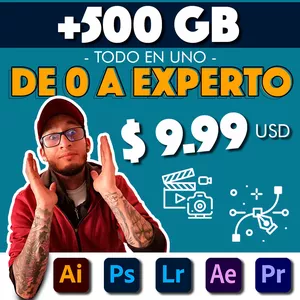 Imagen de portada para Ebook MEGA PACK +500 GB DISEÑO - VÍDEO Y FOTOGRAFÍA