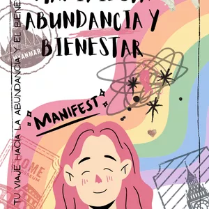 Imagen de portada para Ebook Manifiesta abundancia y bienestar "Guía Práctica para Transformar tu Vida".