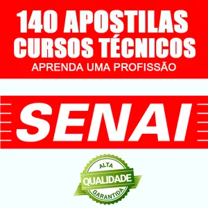 Imagem de capa para o Ebook Mega Coletânea: 140 Apostilas SENAI para Diversas Áreas de Estudo