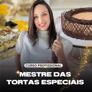Imagem de capa para o Curso online MESTRE DAS TORTAS ESPECIAIS