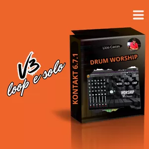 Imagem de capa para o Curso online  KONTAKT BATERIA WORSHIP (LOOP E SOLO)