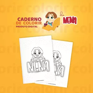 Imagem de capa para o Ebook Caderno de Desenho da Nena - Produto Digital