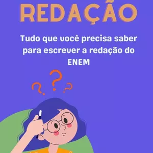Imagem de capa para o Ebook E-book Redação para o ENEM