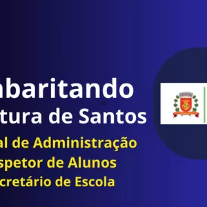 Imagem do curso Gabaritando Prefeitura de Santos - Oficial de Administração | Inspetor de Alunos e Secretário Escolar