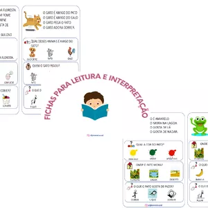 Imagem de capa para o Ebook Fichas de Interpretação de Texto 3