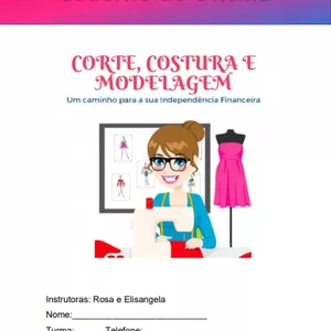 Imagem de capa para o Ebook Caderno de Oficina de Costura