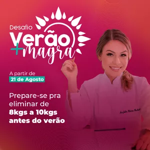 Imagem de capa para o Curso online Desafio Verão Mais Magra 2022