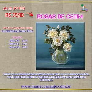 Curso Rosas de Cetim