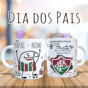 Imagem de capa para o Curso online Arte digital - Caneca Flork ''Pai que ama futebol'' FLUMINENSE - DIA DOS PAIS -