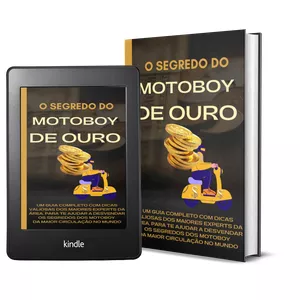 Imagem de capa para o Ebook o segredo do motoboy de ouro