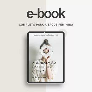 Imagem de capa para o Ebook A Alimentação da Mulher Cíclica