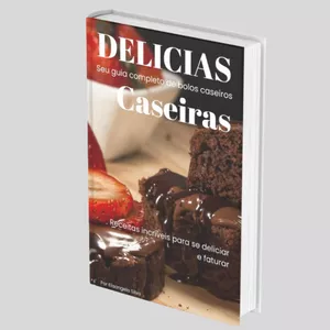 Imagem de capa para o Ebook Delicias Caseiras
