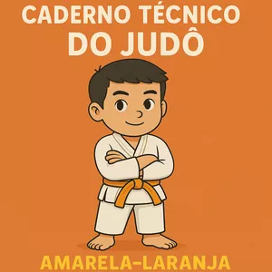 Imagem de capa para o Curso online Caderno Técnico sobre o Judô - Faixa Amarela ponta Laranja