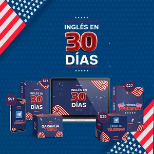 Imagen de portada para Curso online INGLÉS EN 30 DÍAS + GUIA de 2,000 PALABRAS
