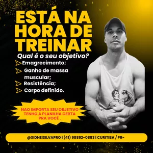 Imagem de capa para o Curso online FICHAS DE TREINO PERSONALIZADAS SIDNEISILVAPRO