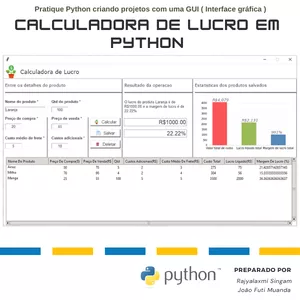 Imagem de capa para o Ebook Calculadora de Lucro em Python