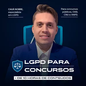 Imagem do curso LGPD para concursos públicos, ANPD, CNU e OAB + Simulado