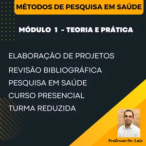 Imagem de capa para o Curso online Métodos de Pesquisa em Saúde
