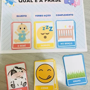 Imagem de capa para o Ebook QUAL É A FRASE? APRENDENDO O CONCEITO DE SUJEITO, VERBO E COMPLEMENTO!