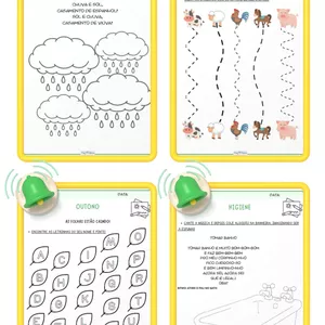 Imagem de capa para o Ebook ATIVIDADES PARA IMPRIMIR PARA MATERNAL / EDUCAÇÃO INFANTIL - DOCE ENCANTO