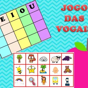 Imagem de capa para o Ebook JOGO DAS VOGAIS