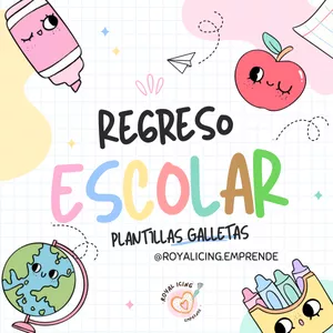 Imagen de portada para Curso online Plantillas Galletas - Kit Escolar