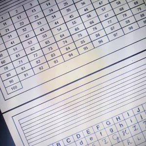 Imagem de capa para o Ebook Ficha: Letras e Números