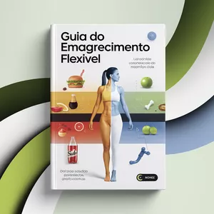 Imagem de capa para o Ebook Guia Pratico: O Guia Flexível para Perder Peso e Viver com Prazer
