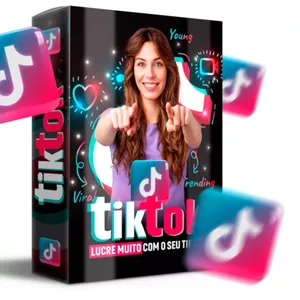 Imagem de capa para o Ebook TIK TOK LUCRATIVO