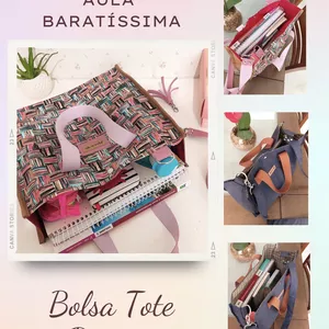 Imagem de capa para o Curso online Aula da Bolsa Tote Passeio