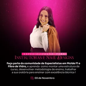 Imagem de capa para o Curso online Formação de Instrutores e Nail Designs 