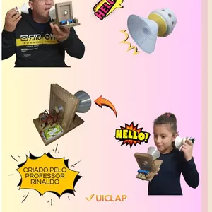 Imagem de capa para o Curso online PROJETO: TELEFONE FEITO EM CASA