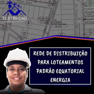 Imagem de capa para o Curso online REDE DE DISTRIBUIÇÃO PARA LOTEAMENTO - PADRÃO EQUATORIAL ENERGIA