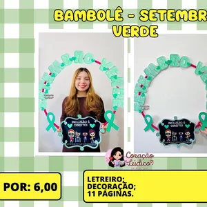 Imagem de capa para o Ebook 👨🏻‍🦽‍➡Bambolê - Setembro Verde 💚