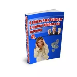 Imagem de capa para o Ebook 6 passos para ganhar dinheiro na Internet 