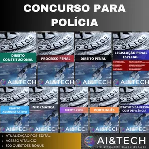 Imagem de capa para o Curso online CONCURSO PARA POLÍCIA