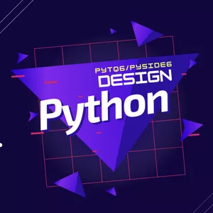 Imagem principal do produto DESIGN PYTHON - Criando Aplicações Python com Interface Gráfica utilizando o QtDesigner e Qt6/PySide6