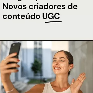 Imagem de capa para o Ebook Um guia para Novos criadores de conteúdo  UGC