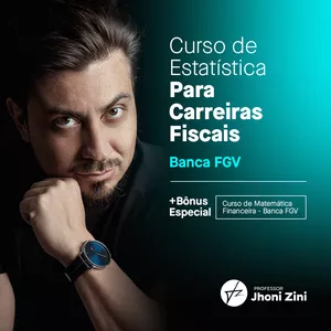 Imagem do curso ESTATÍSTICA PARA CARREIRAS FISCAIS - BANCA FGV