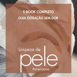 Imagem de capa para o Curso online E-BOOK - GUIA EXTRAÇÃO SEM DOR - Limpeza de pele americana 