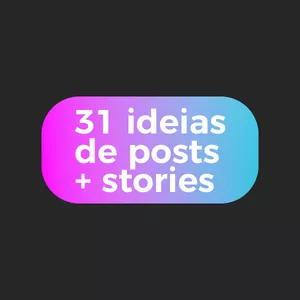 Imagem de capa para o Ebook 31 ideias de posts para médicos
