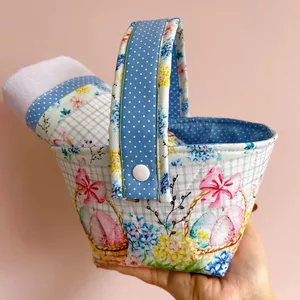 Imagem de capa para o Ebook Molde Cestinha de Páscoa